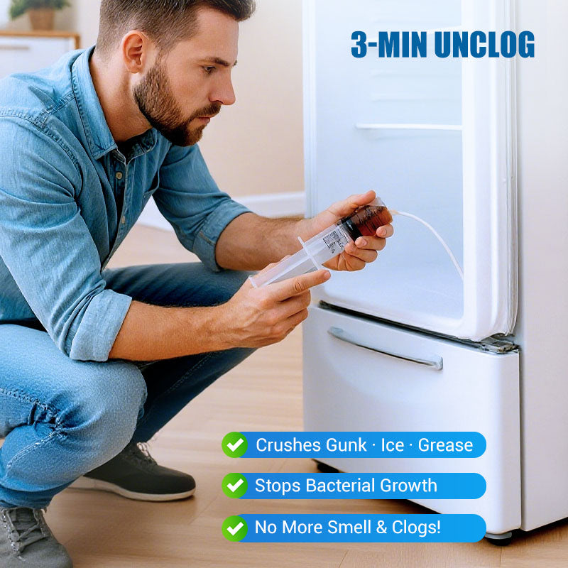 🔥Refrigerator Drain Hole Clog Remover