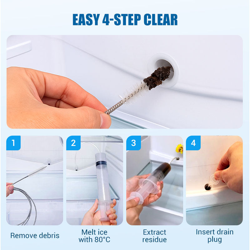 🔥Refrigerator Drain Hole Clog Remover